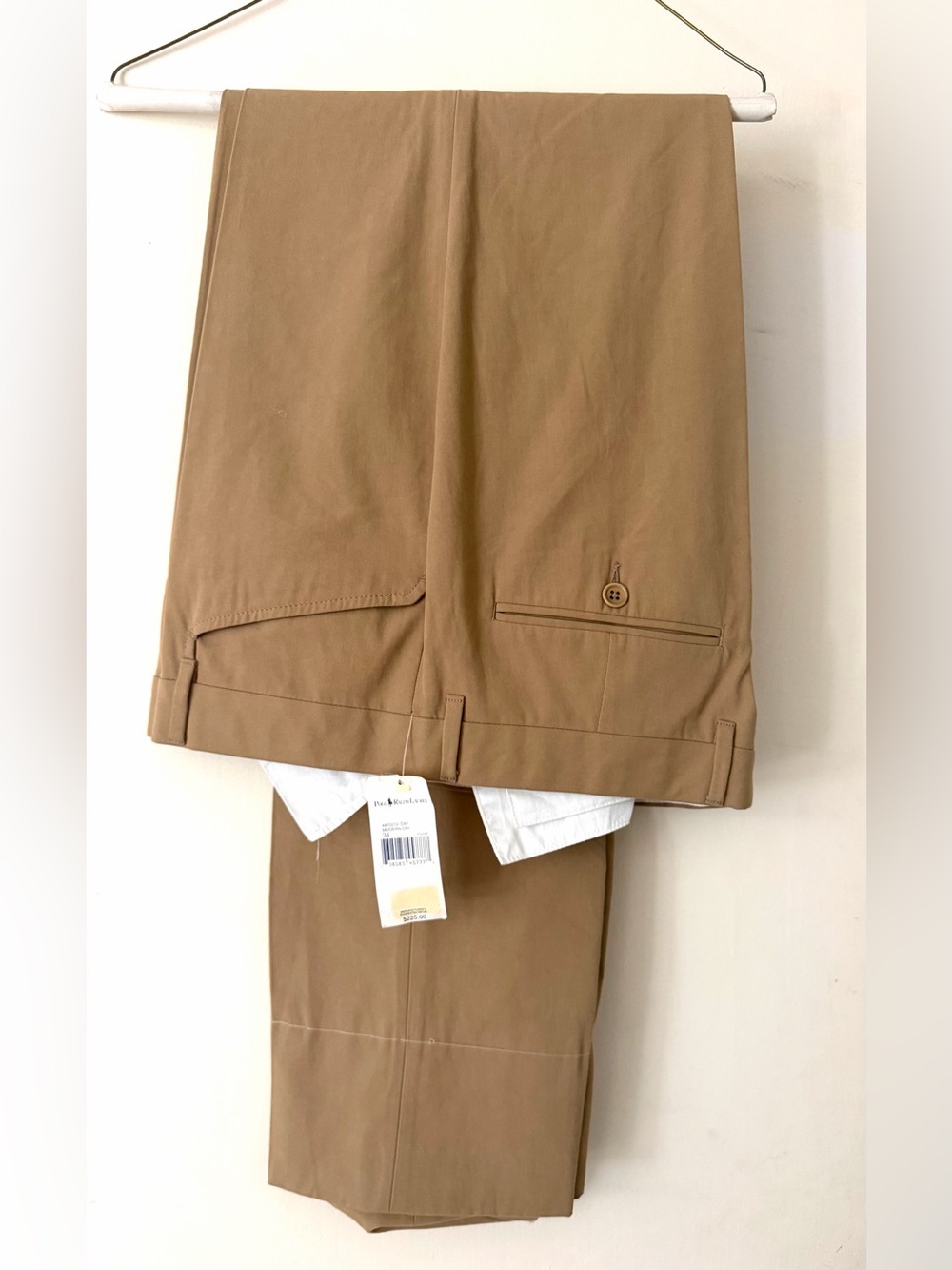 Vintage NWT Polo Ralph Lauren Men's Khaki Pants 90’s Italy 34